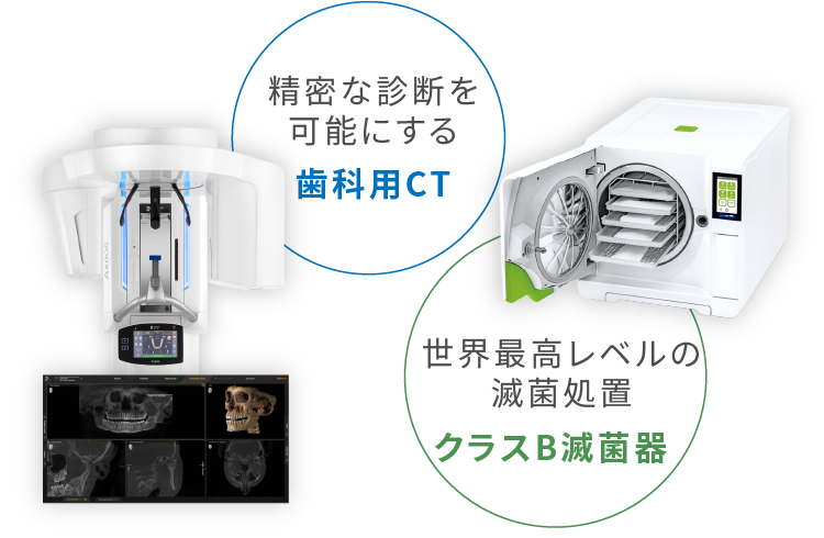 歯科用CTとクラスB滅菌器